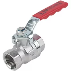 Pegler Lever Ball Valve Red 3/4"