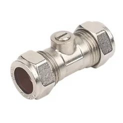 Isolating Valve 15mm 10 Pack
