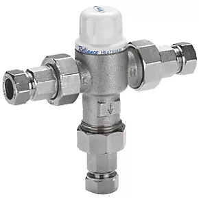 Reliance Valves HEAT160020 Heatguard 2-in-1 Thermostatic Mixing Valve 22mm 1 Reliance Valves HEAT160020 Heatguard 2-in-1 Thermostatic Mixing Valve 22mm
