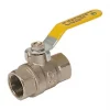 Tesla Lever Ball Valve Yellow 3/4"