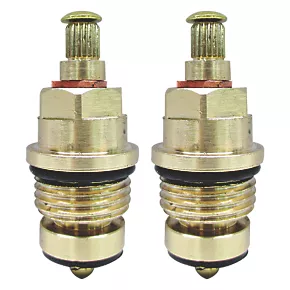 Flomasta 1/2" BSP Full Turn Brass Threaded Tap Glands Pack 1 Flomasta 1/2" BSP Full Turn Brass Threaded Tap Glands Pack