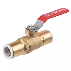 Flomasta Twistloc SVB66MB Ball Valve White 15mm 1 Flomasta Twistloc SVB66MB Ball Valve White 15mm