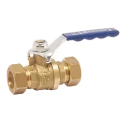 Pegler Lever Ball Valve Blue 22mm