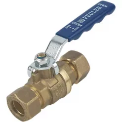 Pegler Lever Ball Valve Blue 15mm